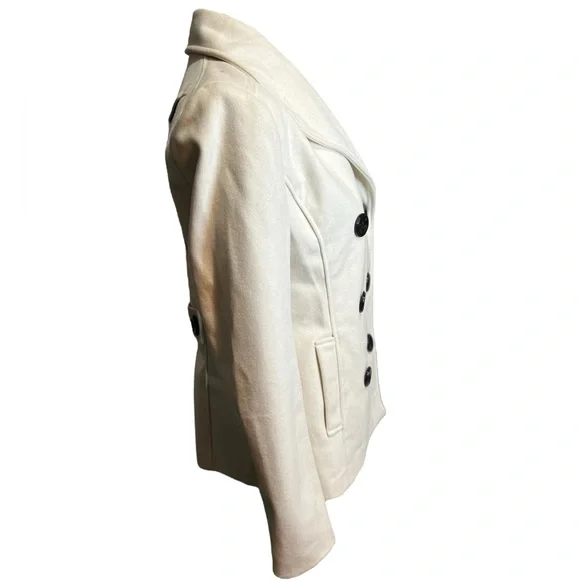 Rampage Woman’s Pea Coat Trench Jacket Sz M - Picture 6 of 13